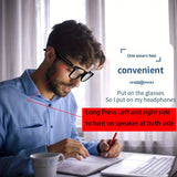 Senbono Smart Glasses - Bluetooth Audio, Transparent Lenses & Mic – Perfect Gift for Tech Lovers!
