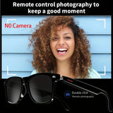 Senbono Smart Glasses - Bluetooth Audio, Transparent Lenses & Mic – Perfect Gift for Tech Lovers!