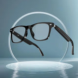 Senbono Smart Glasses - Bluetooth Audio, Transparent Lenses & Mic – Perfect Gift for Tech Lovers!